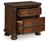 Lavinton King Poster Bed, Dresser, Mirror and 2 Nightstands from Ashley Furniture - Luna Furniture