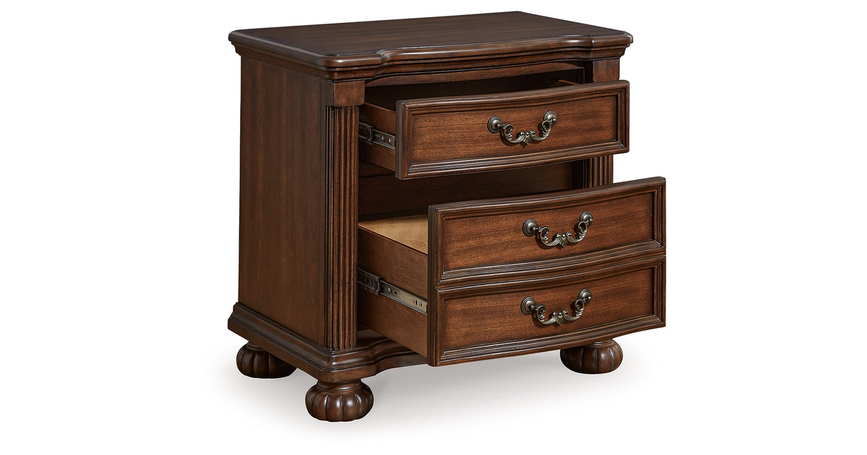 Lavinton King Poster Bed, Dresser, Mirror, Chest and Nightstand from Ashley Furniture - Luna Furniture