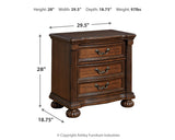 Lavinton King Poster Bed, Dresser, Mirror and 2 Nightstands from Ashley Furniture - Luna Furniture