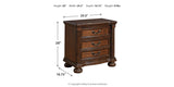 Lavinton King Poster Bed, Dresser, Mirror, Chest and Nightstand from Ashley Furniture - Luna Furniture