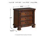 Lavinton King Poster Bed, Dresser, Mirror and 2 Nightstands from Ashley Furniture - Luna Furniture