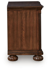 Lavinton Queen Poster Bed and 2 Nightstands from Ashley - Luna Furniture