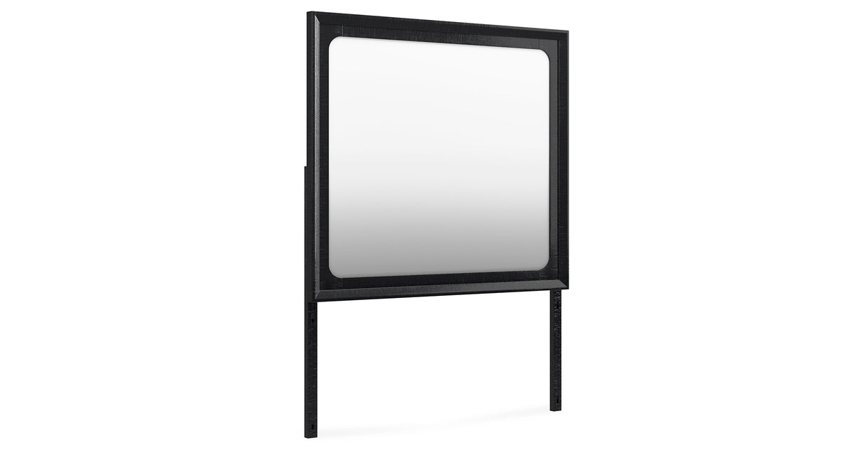 Londer Black Bedroom Mirror (Mirror Only) from Ashley - Luna Furniture
