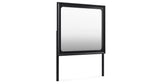 Londer Black Bedroom Mirror (Mirror Only) from Ashley - Luna Furniture