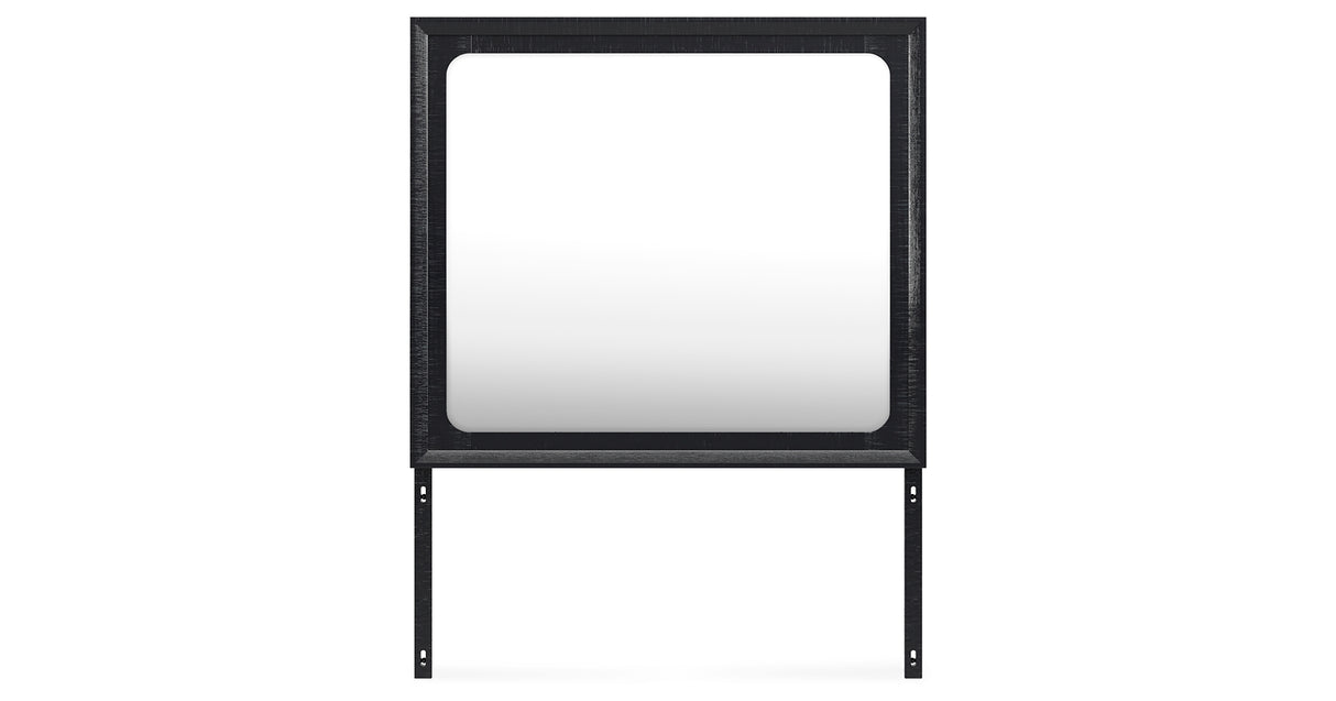 Londer Black Bedroom Mirror (Mirror Only) from Ashley - Luna Furniture