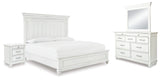 Kanwyn Whitewash Panel Bedroom Set from Ashley - Luna Furniture