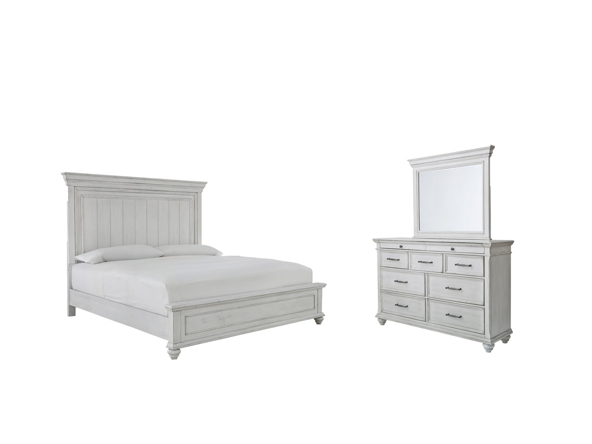 Kanwyn Whitewash Panel Bedroom Set from Ashley - Luna Furniture