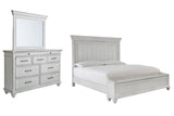 Kanwyn Whitewash Storage Panel Bedroom Set from Ashley - Luna Furniture