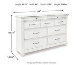 Kanwyn Whitewash Dresser from Ashley - Luna Furniture