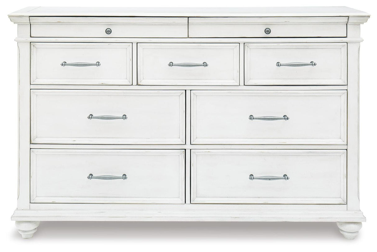Kanwyn Whitewash Dresser from Ashley Furniture - Luna Furniture