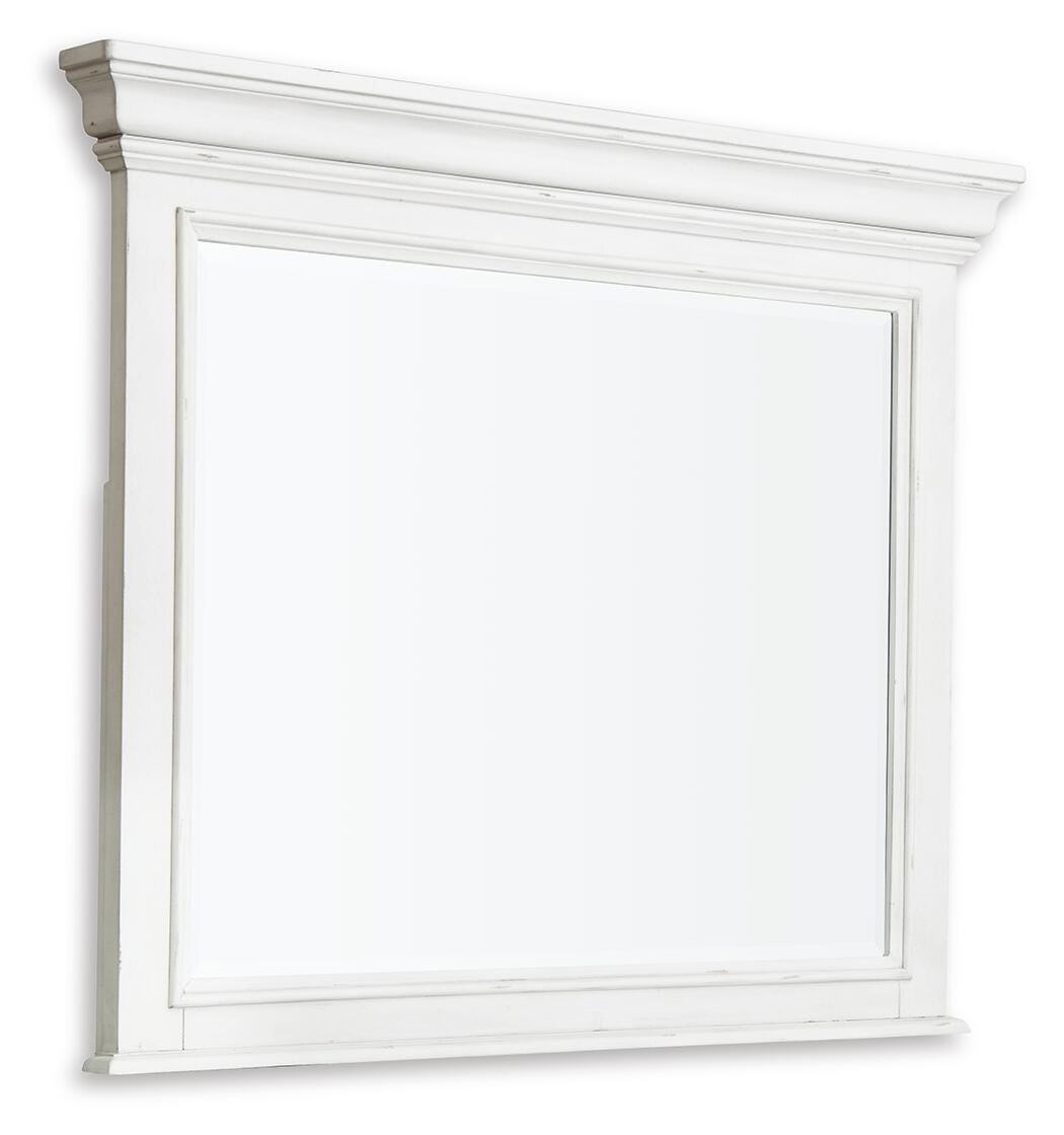Kanwyn Whitewash Bedroom Mirror (Mirror Only) from Ashley Furniture - Luna Furniture