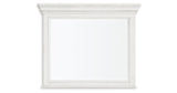 Kanwyn Whitewash Bedroom Mirror (Mirror Only) from Ashley Furniture - Luna Furniture