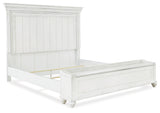 Kanwyn Whitewash Storage Panel Bedroom Set from Ashley - Luna Furniture