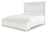 Kanwyn Whitewash Storage Panel Bedroom Set from Ashley - Luna Furniture