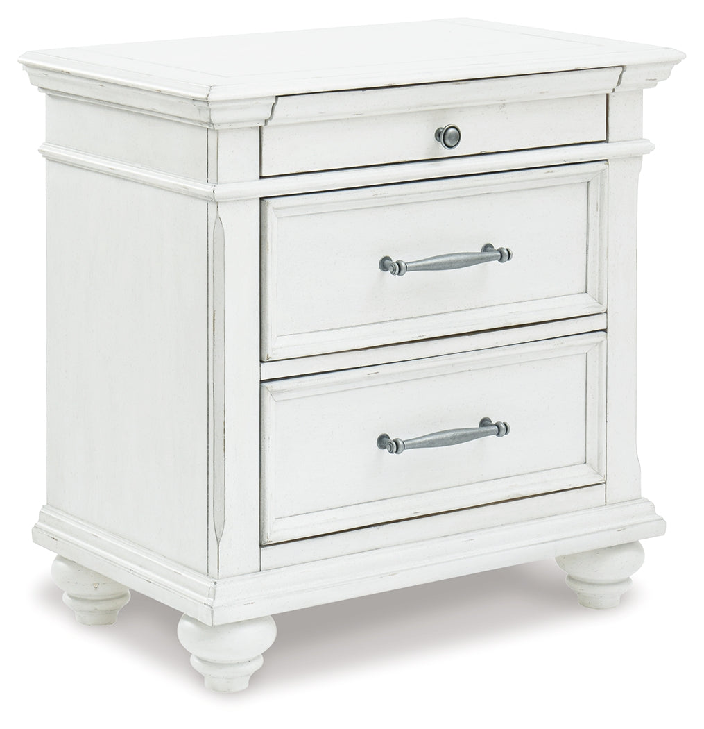 Kanwyn Whitewash Panel Bedroom Set from Ashley - Luna Furniture