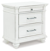 Kanwyn Whitewash Panel Bedroom Set from Ashley - Luna Furniture
