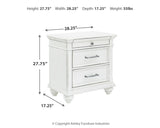 Kanwyn Whitewash Storage Panel Bedroom Set from Ashley - Luna Furniture
