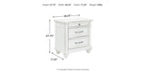 Kanwyn King Panel Bed, Dresser, Mirror and 2 Nightstands from Ashley Furniture - Luna Furniture