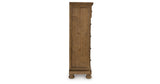 Feddinger Medium Brown Chest of Drawers from Ashley Furniture - Luna Furniture