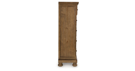 Feddinger Medium Brown Chest of Drawers from Ashley - Luna Furniture