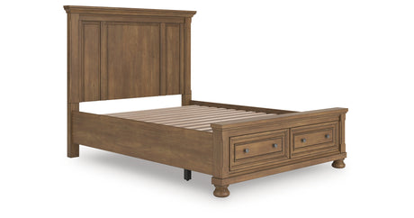 Feddinger Medium Brown Queen Panel Storage Bed from Ashley - Luna Furniture