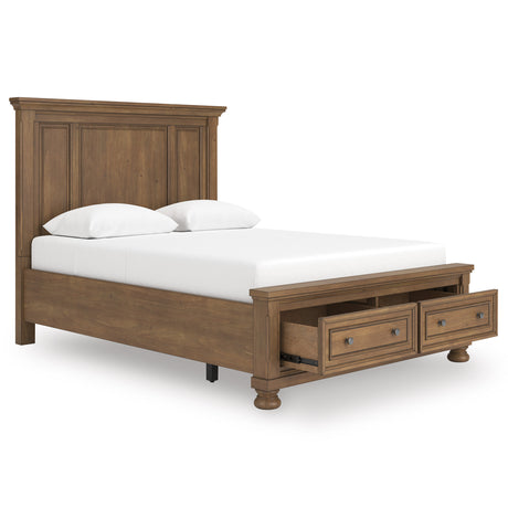 Feddinger Medium Brown Panel Storage Bedroom Set from Ashley Furniture - Luna Furniture