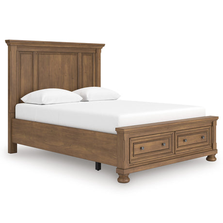 Feddinger Medium Brown Panel Storage Bedroom Set from Ashley Furniture - Luna Furniture