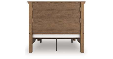 Feddinger Medium Brown Queen Panel Storage Bed from Ashley - Luna Furniture