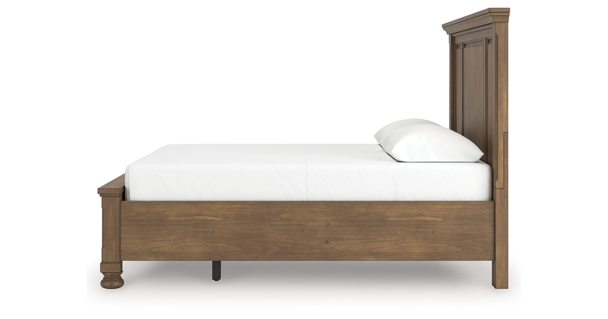 Feddinger Medium Brown Queen Panel Storage Bed from Ashley - Luna Furniture