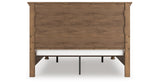 Feddinger Medium Brown California King Panel Storage Bed from Ashley Furniture - Luna Furniture