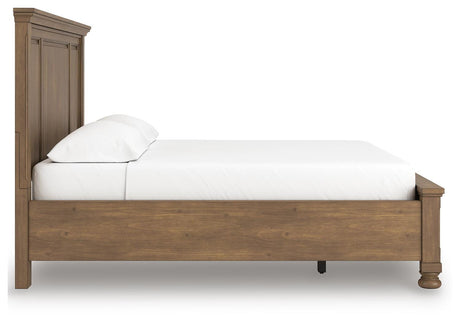 Feddinger Medium Brown California King Storage Bed, Dresser and Nightstand from Ashley - Luna Furniture