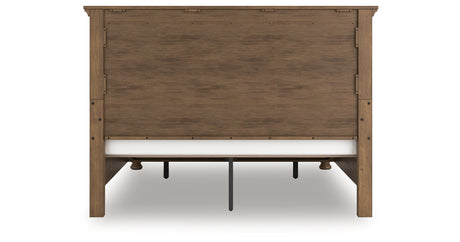 Feddinger Medium Brown King Panel Storage Bed from Ashley Furniture - Luna Furniture
