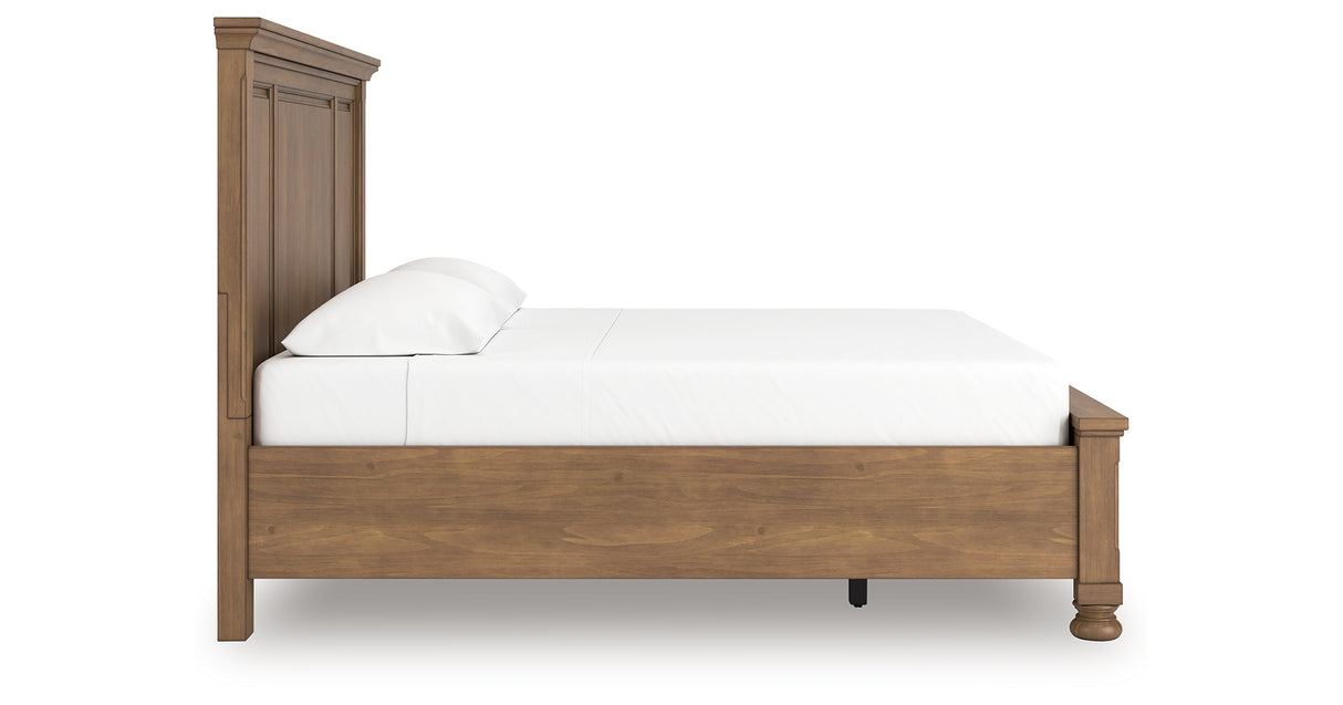 Feddinger Medium Brown King Panel Storage Bed from Ashley Furniture - Luna Furniture