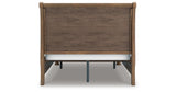 Feddinger Queen Storage Sleigh Bed with Dresser and Nightstand in Medium Brown from Ashley Furniture - Luna Furniture