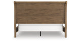 Feddinger Medium Brown California King Sleigh Bed from Ashley Furniture - Luna Furniture