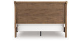 Feddinger Medium Brown King Sleigh Bed from Ashley Furniture - Luna Furniture