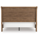 Feddinger Medium Brown Sleigh Panel Bedroom Set from Ashley - Luna Furniture