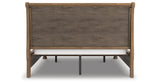 Feddinger Medium Brown California King Storage Sleigh Bed from Ashley Furniture - Luna Furniture