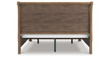 Feddinger Medium Brown King Storage Sleigh Bed from Ashley Furniture - Luna Furniture