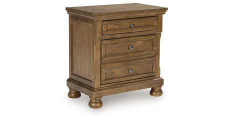 Feddinger Medium Brown Nightstand from Ashley - Luna Furniture