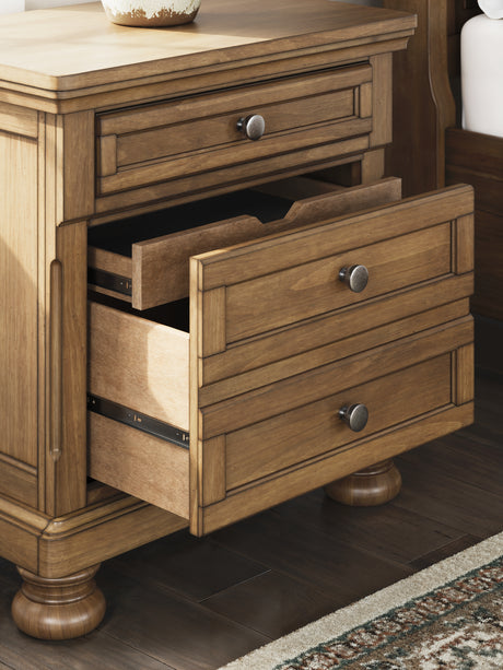 Feddinger Medium Brown Nightstand from Ashley - Luna Furniture