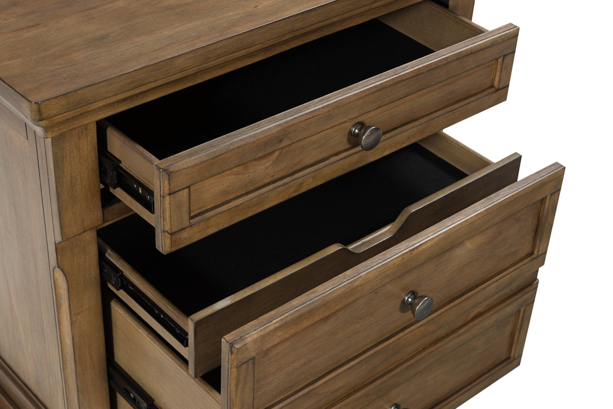 Feddinger Medium Brown Nightstand from Ashley Furniture - Luna Furniture
