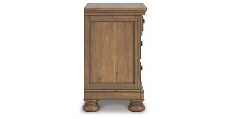 Feddinger Medium Brown Nightstand from Ashley - Luna Furniture