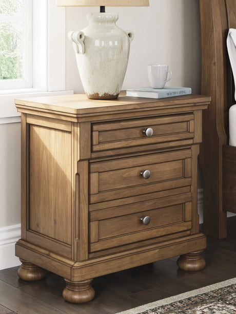 Feddinger Medium Brown Nightstand from Ashley - Luna Furniture