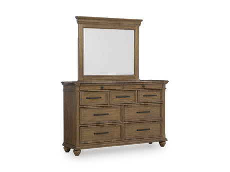 Karallin Medium Brown Storage Panel Bedroom Set from Ashley - Luna Furniture