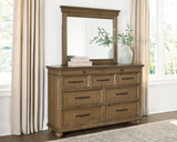 Karallin Medium Brown Storage Panel Bedroom Set from Ashley - Luna Furniture
