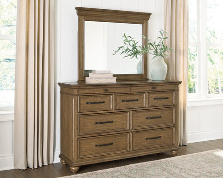 Karallin Medium Brown Storage Panel Bedroom Set from Ashley - Luna Furniture