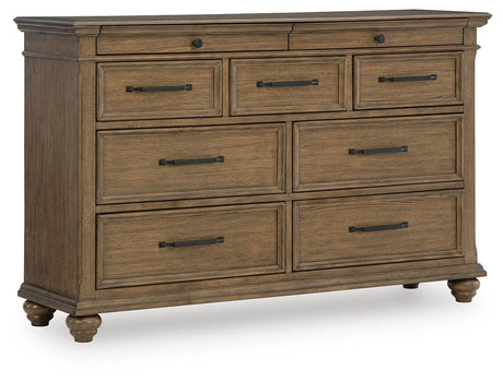 Karallin Medium Brown Dresser from Ashley Furniture - Luna Furniture