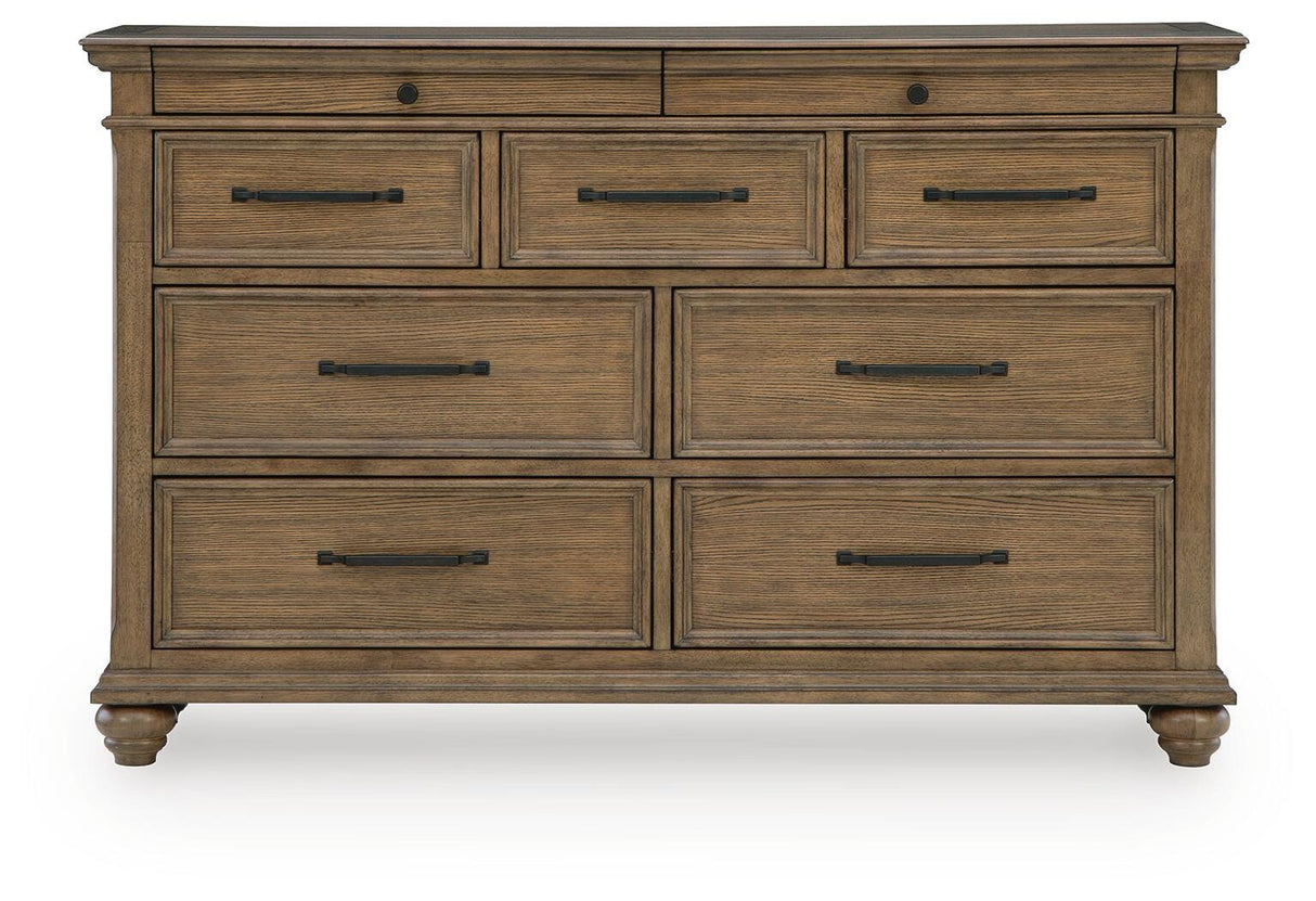 Karallin Medium Brown Dresser from Ashley Furniture - Luna Furniture