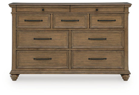 Karallin Medium Brown Dresser from Ashley Furniture - Luna Furniture